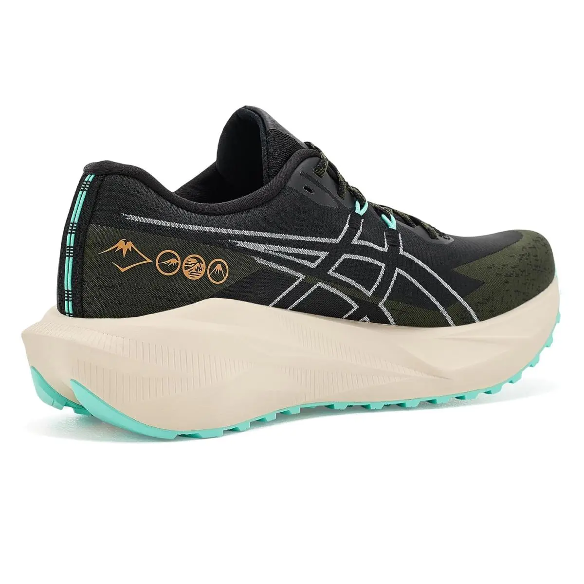 Asics shoes - Black/Illuminate Mint 8