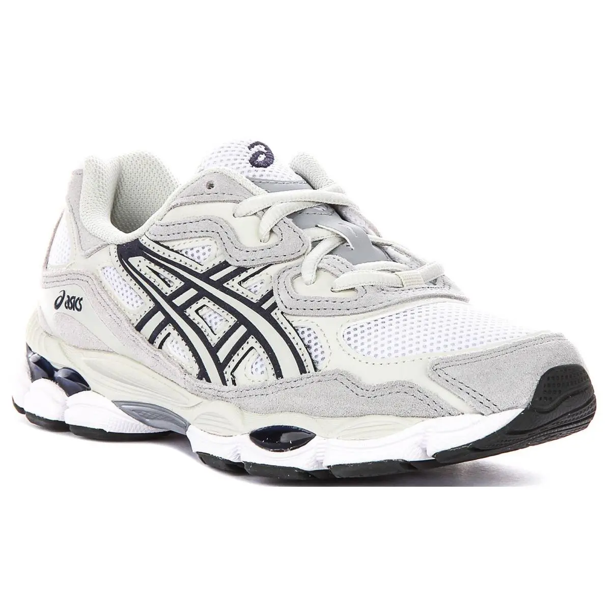 Asics Gel-nyc Refresh Iconic Gel Cushioned Womens Sneakers White Navy US 4 - 9