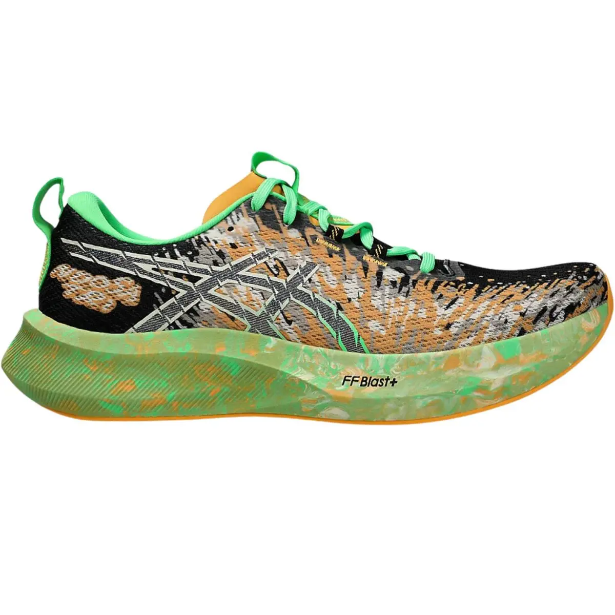 Asics Noosa Tri 16 Men Running Shoe US Size 7-14 Colors Athletic - Black/New Leaf