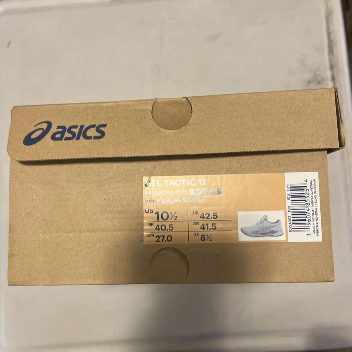 Asics shoes - ASICS GEL-Tactic 12 - 1072A092-100 - White 7