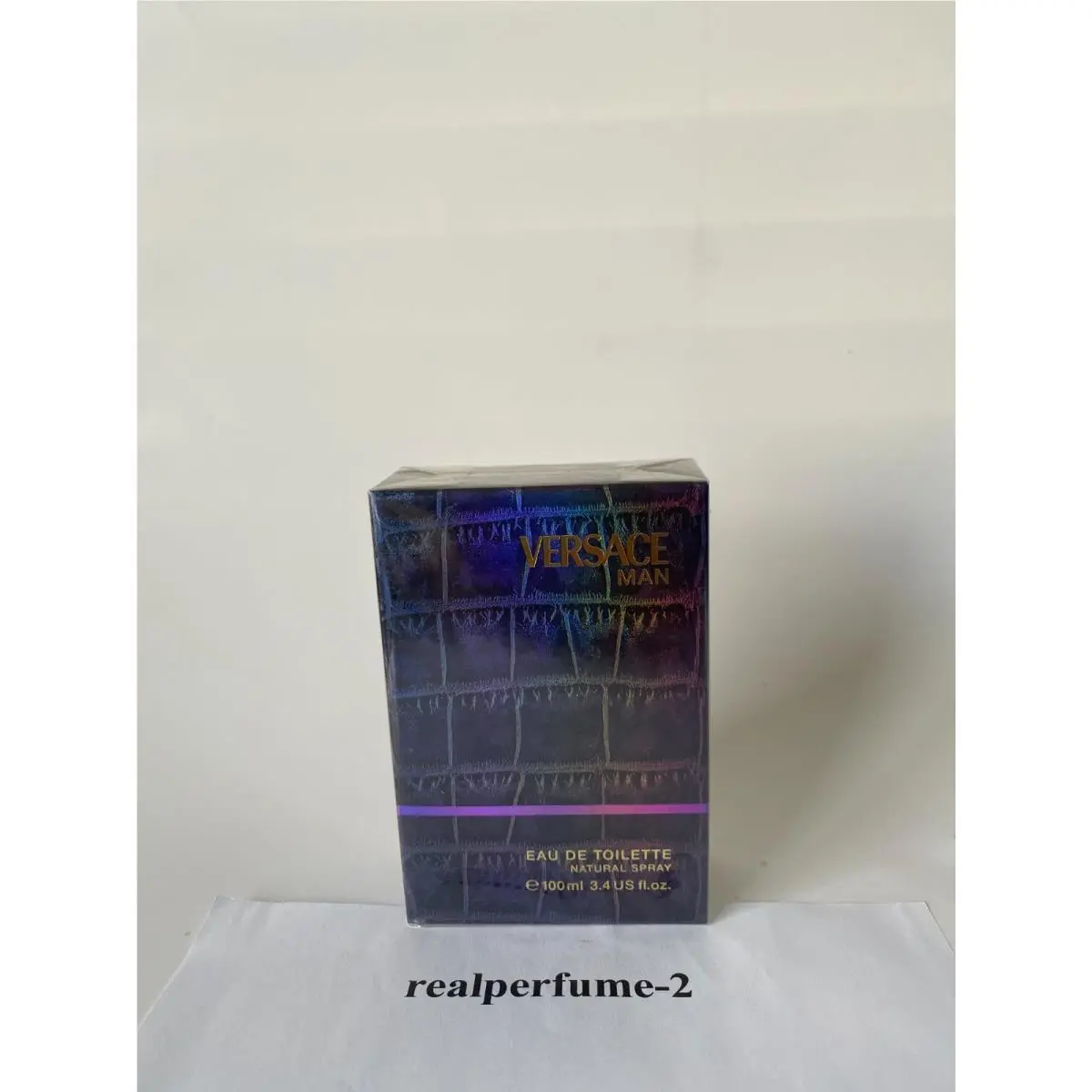 Versace Man Cologne by Versace 3.4oz Eau De Toilette Spray. . Real