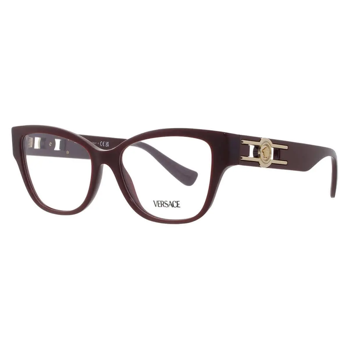 Versace Demo Cat Eye Ladies Eyeglasses VE3347 5515 52 VE3347 5515 52