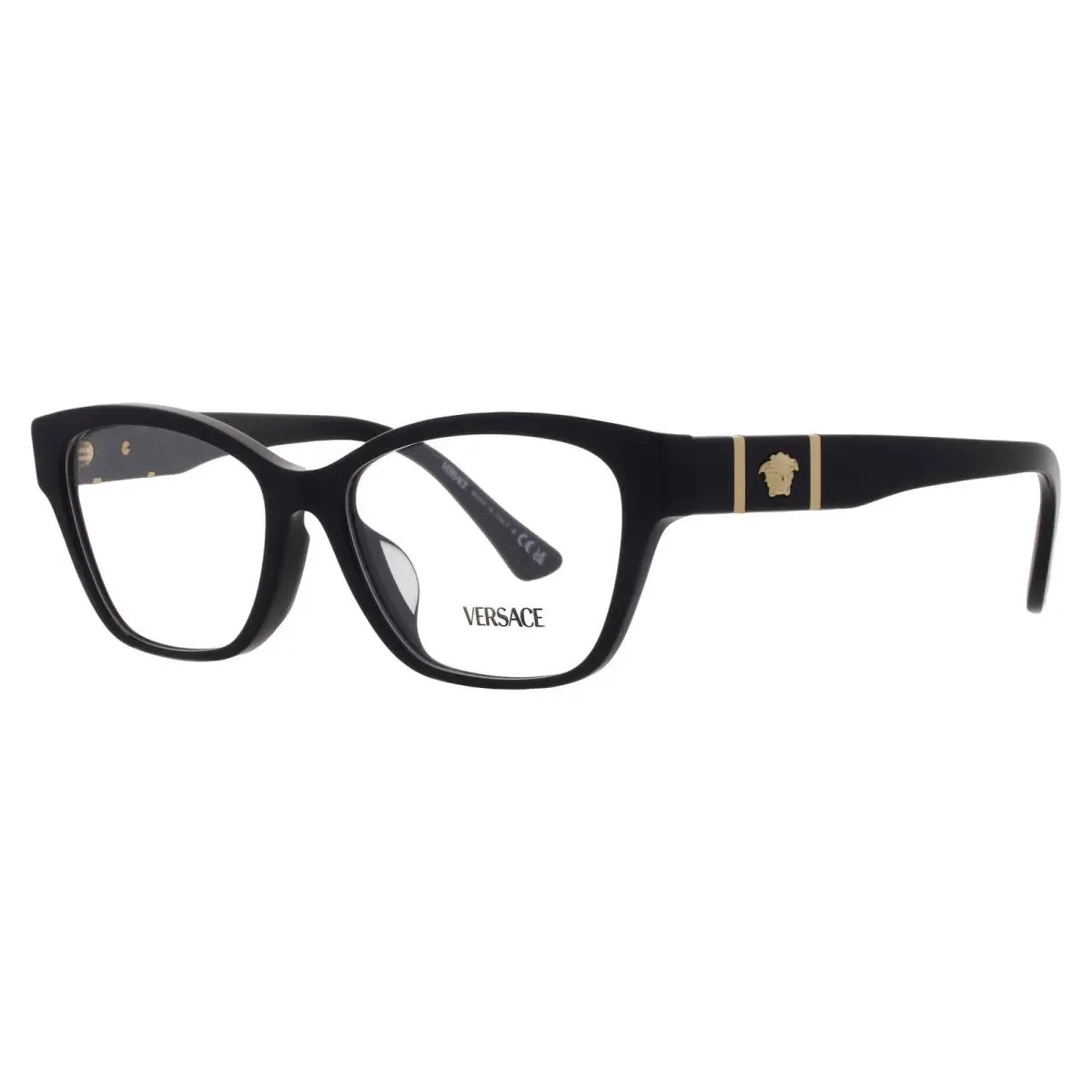 Versace Demo Cat Eye Ladies Eyeglasses VE3344F GB1 54 VE3344F GB1 54