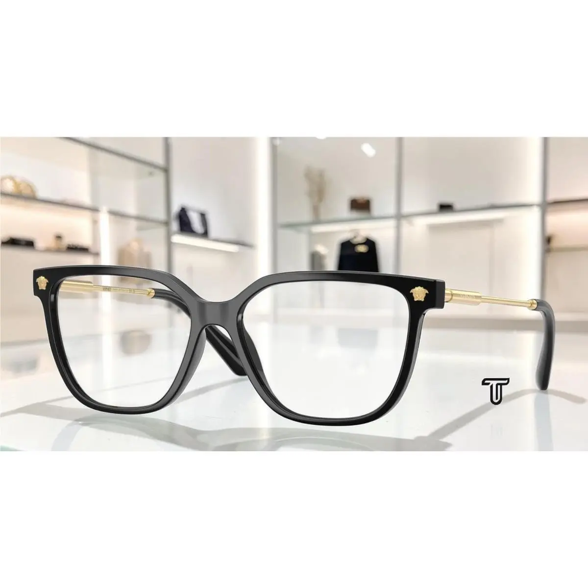 Versace VE3388U GB1 Black Demo Lens 55 mm Women`s Eyeglasses