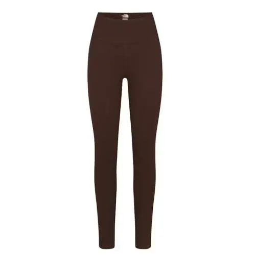 x The North Face Dotknit Leggings Womens S Cocoa Brown Limited Edition by Skims