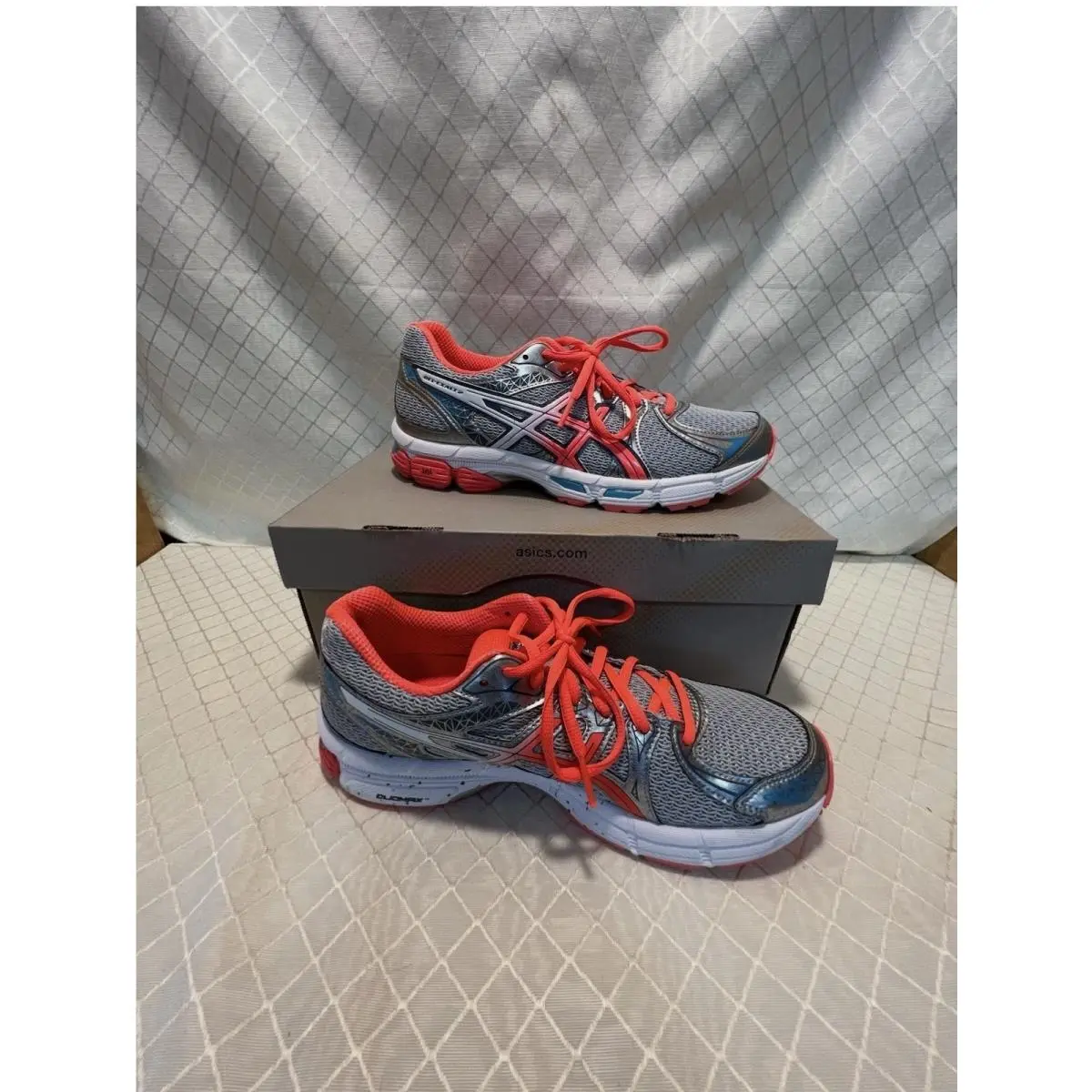 Asics Women’s Gel Exalt 2 Duomax T4B6N Gray Coral Running Shoes Size 8