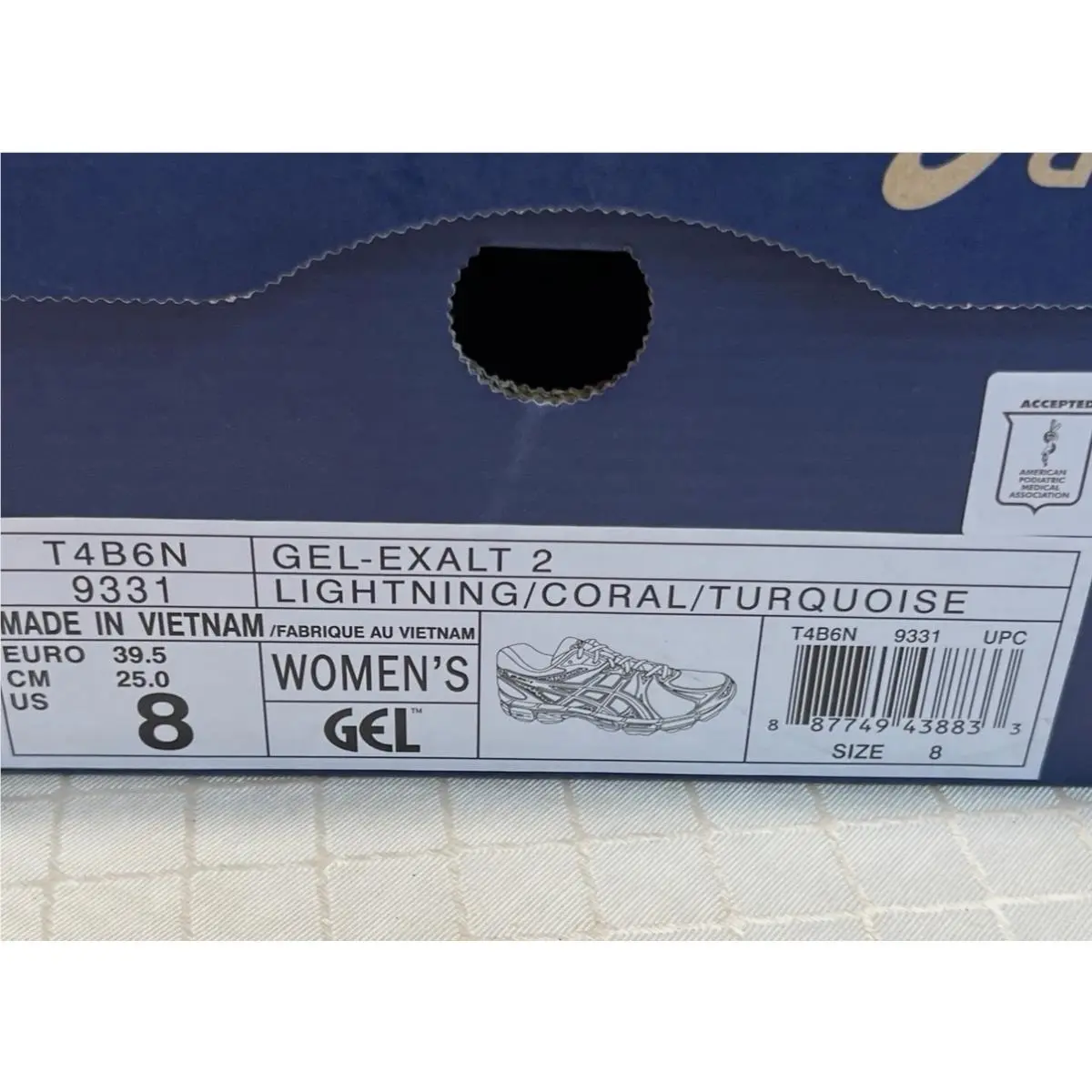 Asics shoes - ASICS Gel-Exalt 2 - T4B6N - Gray (UPC: 887749438833) 4