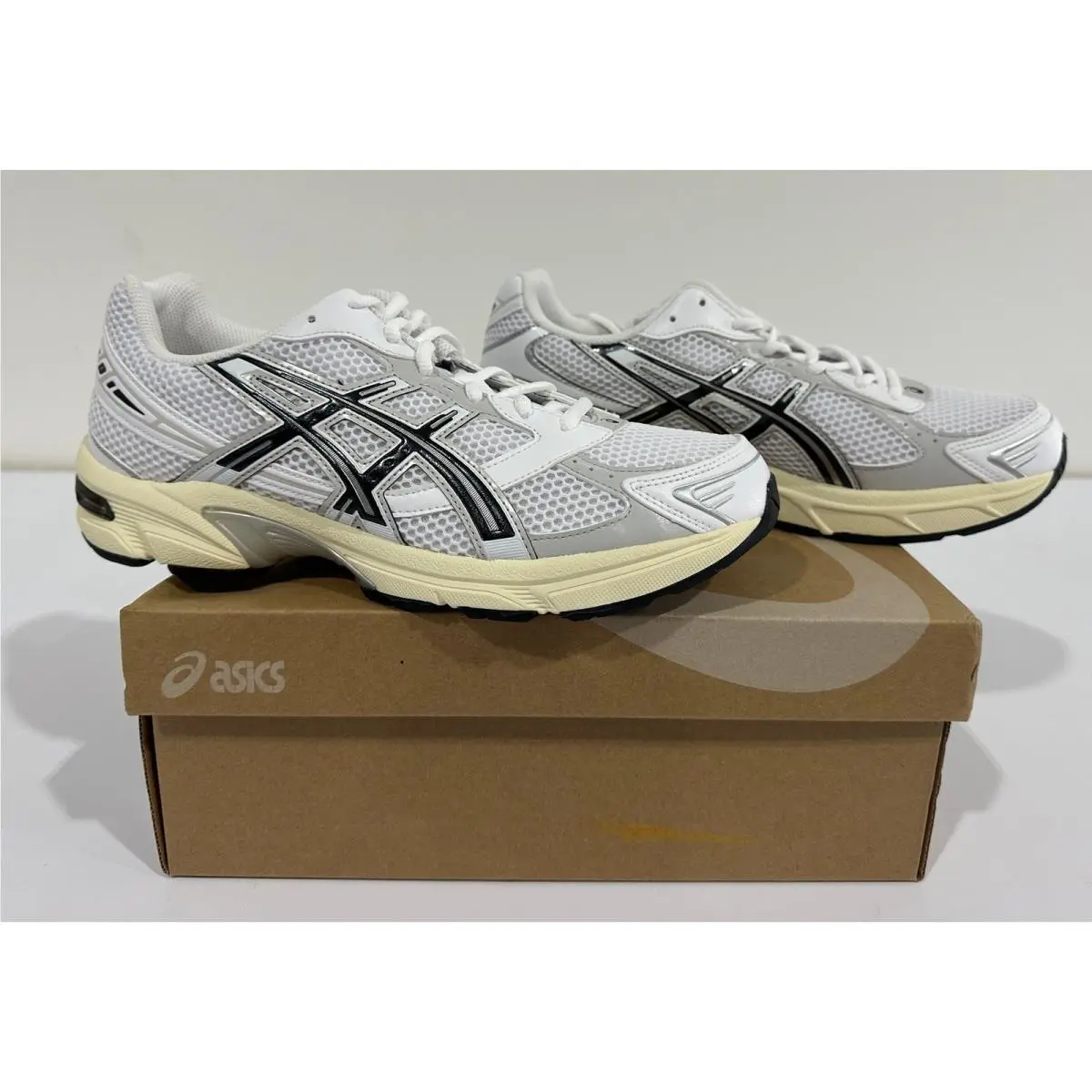 Asics Unisex GEL-1130 Shoes White/cloud Grey Size M9.5 W11 01S
