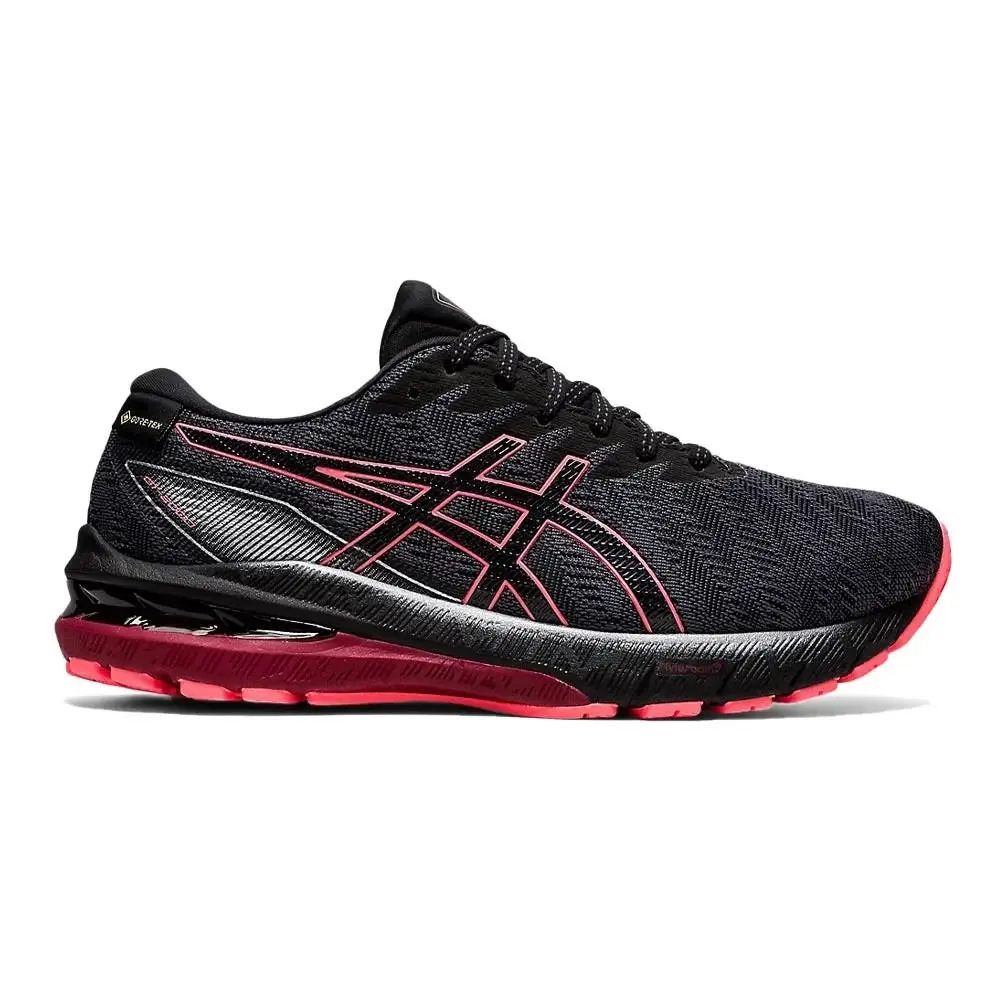Asics Women`s GT-2000 10 G-tx Running Shoes Size 6 Carrier Grey/black