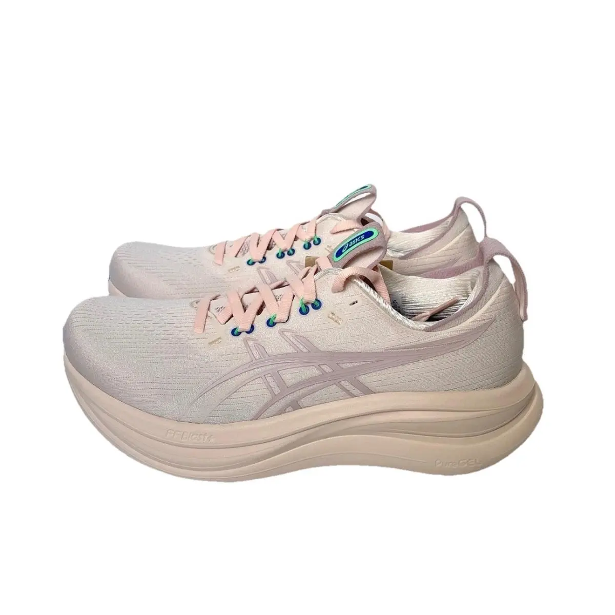 Asics Women`s Gel-nimbus 28 Pearl Pink Morganite Running Shoes Size 11