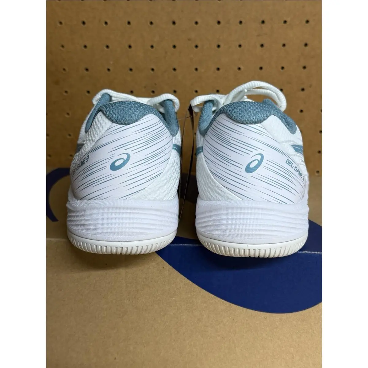 Asics shoes - ASICS GEL-Game 9 - 1042A211 - 103 (white/grease blue) 0