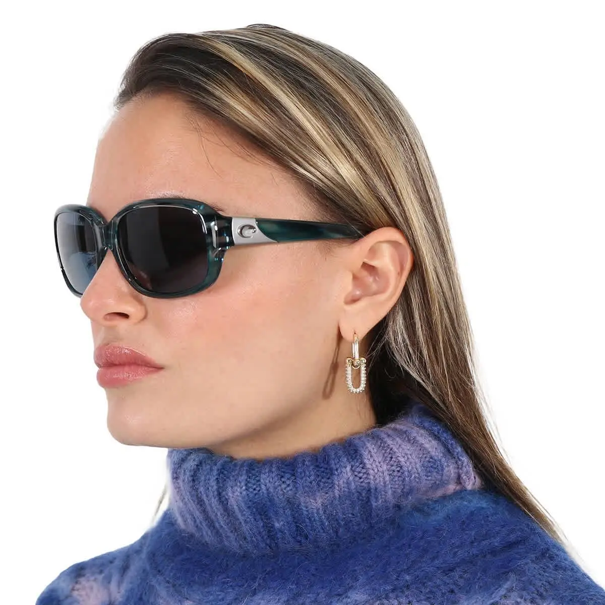 Gannet Grey Polarized Polycarbonate Ladies Sunglasses Gnt 283 Ogp by Costa Del Mar