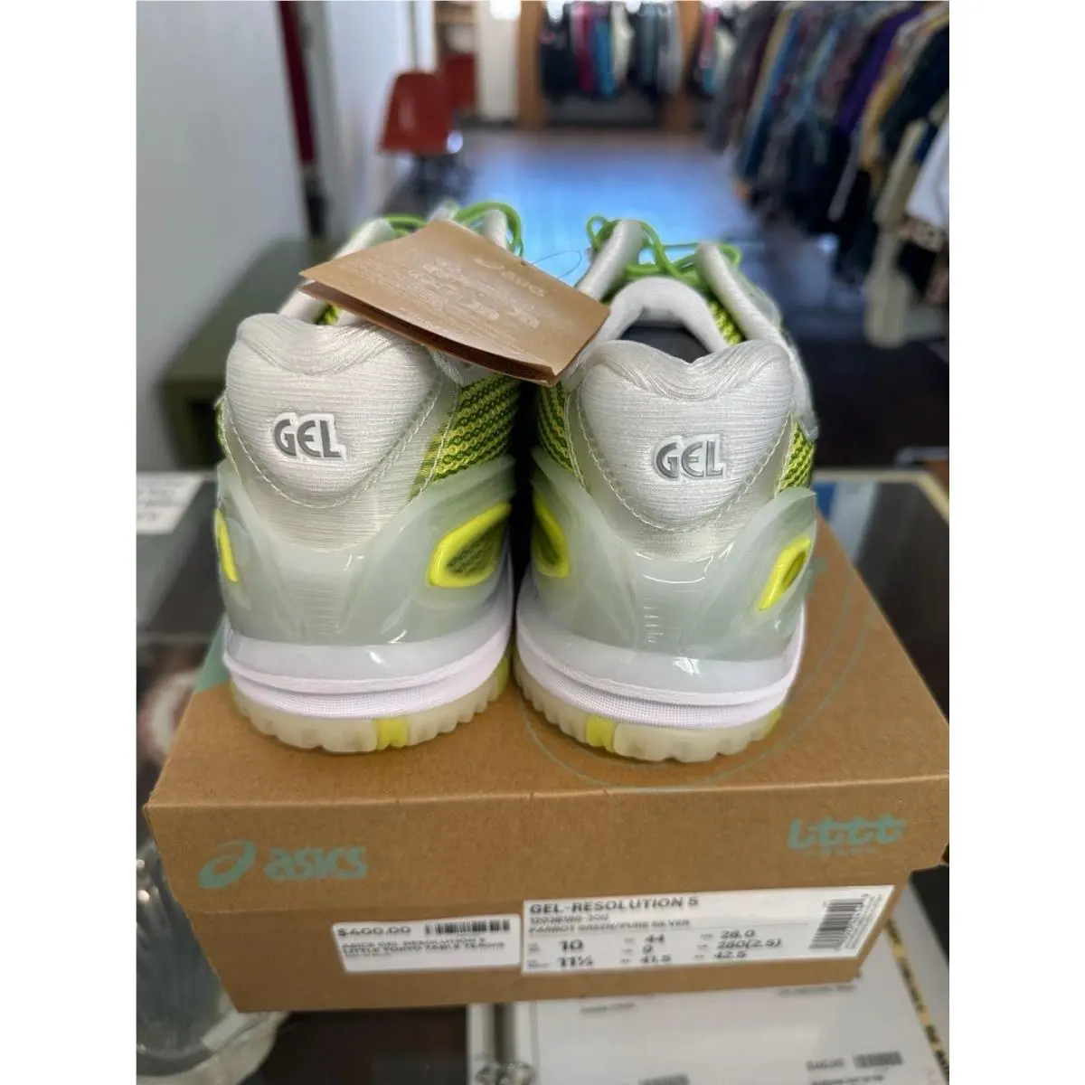 Asics shoes - GEL-Resolution 5 - 1203B186-300 - Green 2