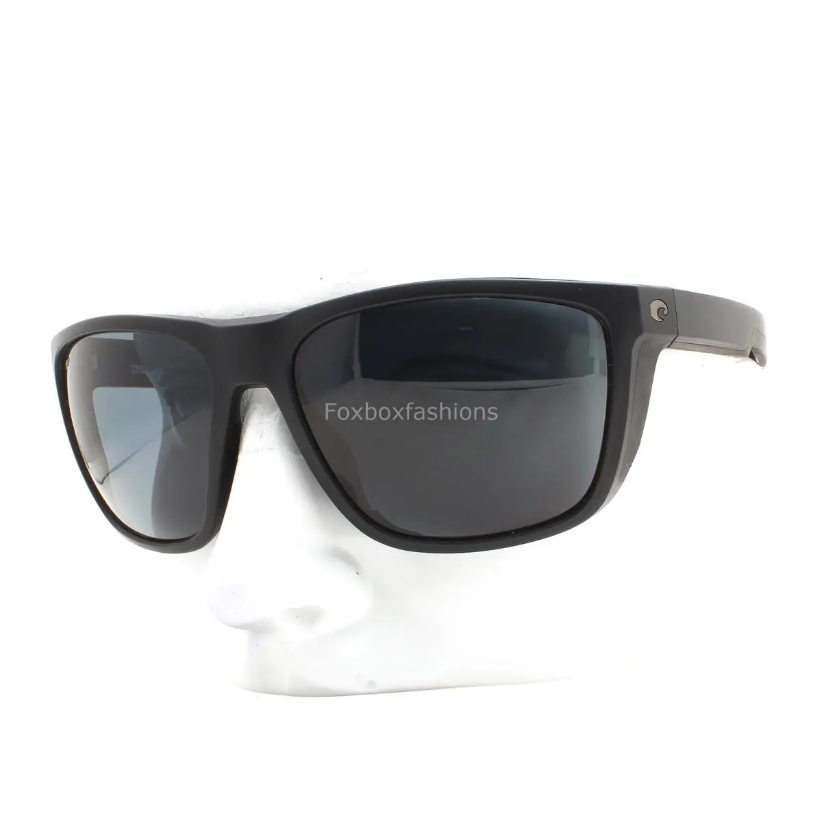 Ferg Sunglasses Matte Black Polarized Gray Plastic 580P W/case by Costa Del Mar