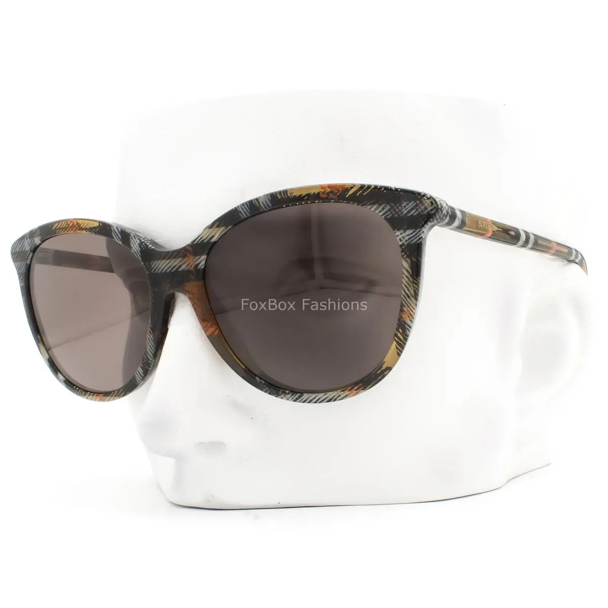 Sunglasses Crystal Classic Sand Brown Check Plaid B 4455 4163/73 W/case by Burberry