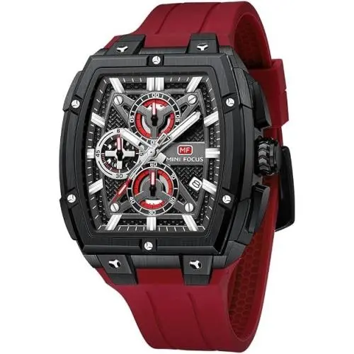 Reloj  Pro Diver De Cuarzo Para Hombre Con Correa Acero Inoxidable Azul Red Black by Invicta