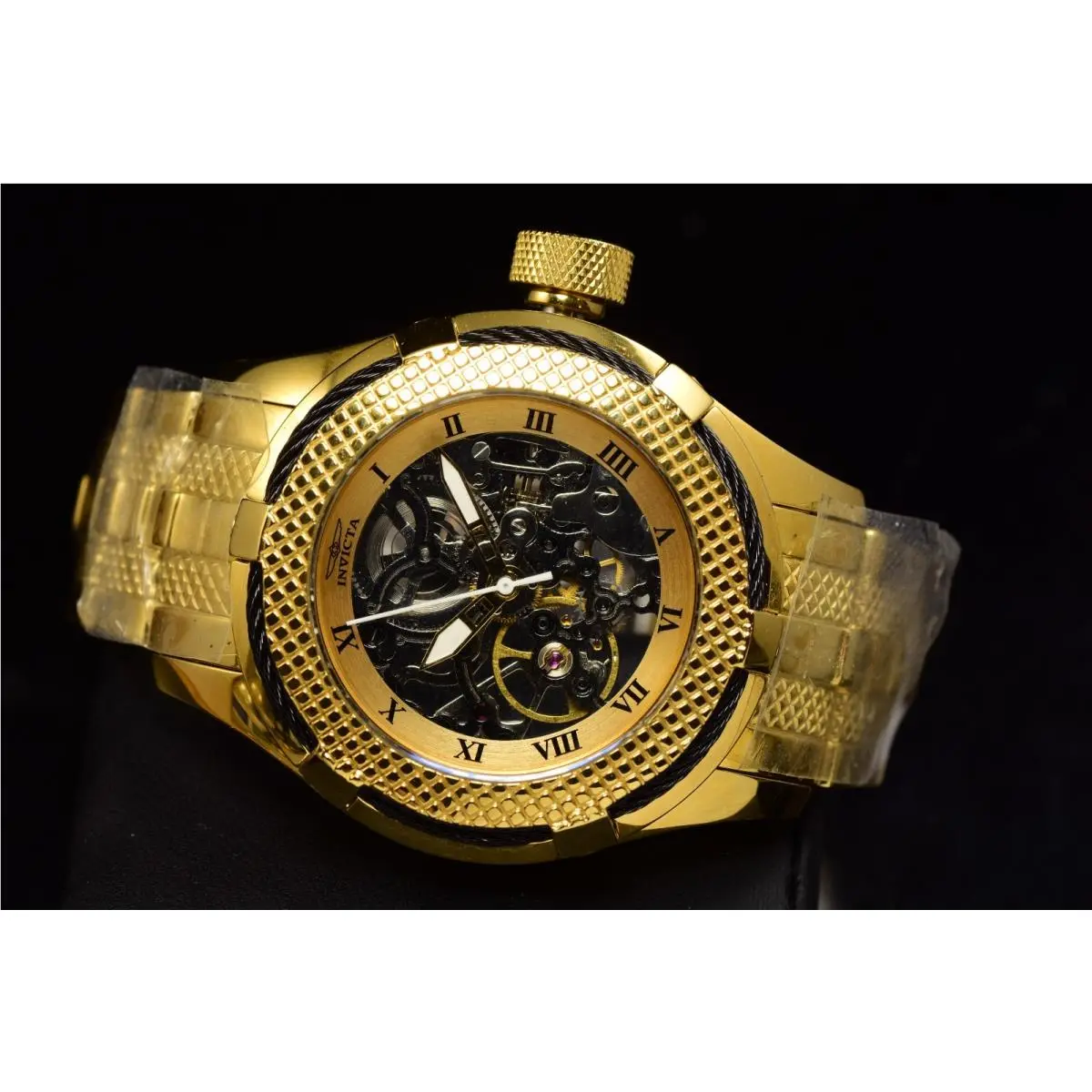Bolt Generation Iii Mechanical Black Skeleton Dial Unisex Watch by Invicta