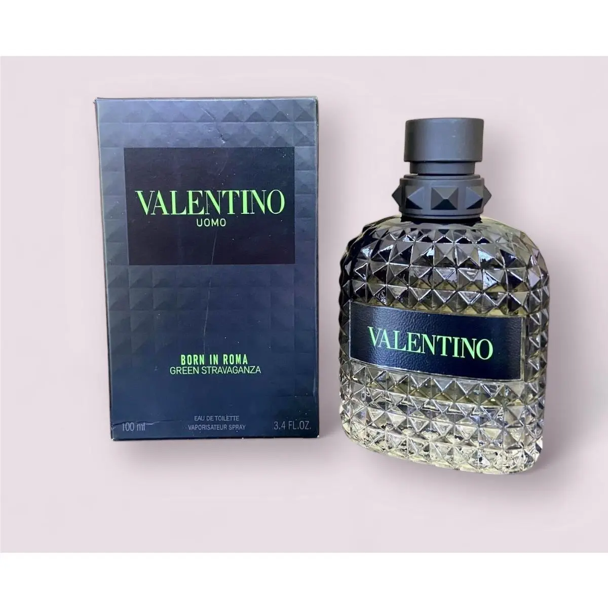 Uomo Born in Roma Green Stravaganza 3.4 Oz/ 100 ml Edt by Valentino