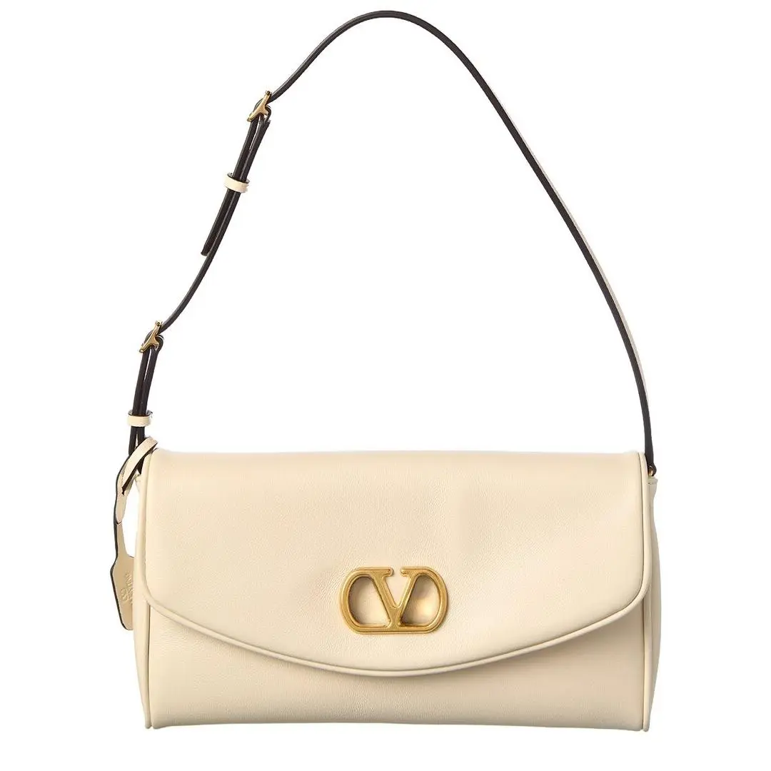 De Vain Small Denim Shoulder Bag Women`s White by Valentino