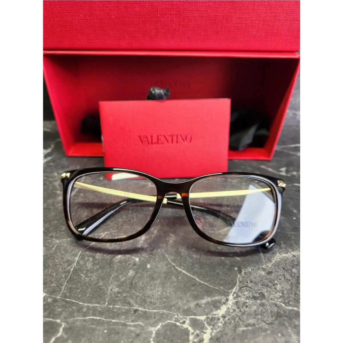 VA 3074 5002 Havana Eyeglasses Glasses 52-16-140 Italy by Valentino
