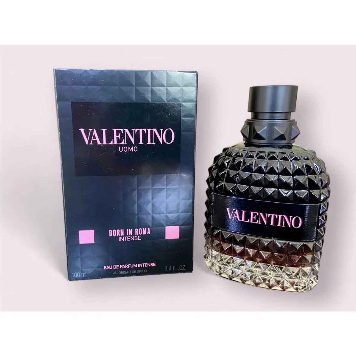 Uomo Born in Roma Intense 3.4 oz / 100 ml Edp Men`s Perfume by Valentino