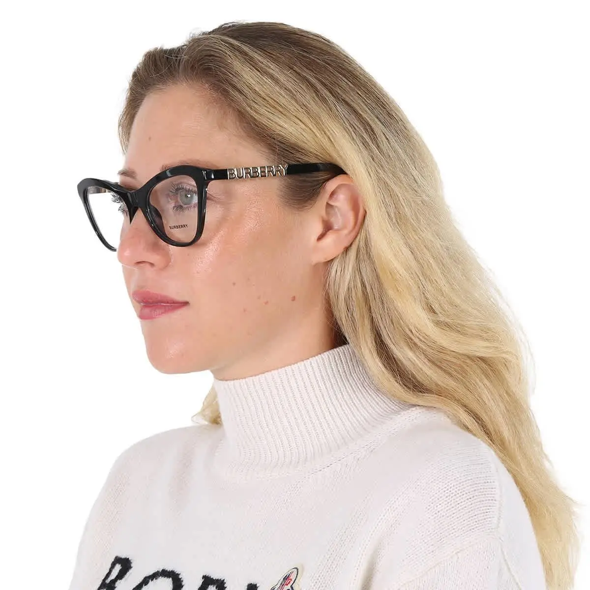 Burberry Angelica Demo Cat Eye Ladies Eyeglasses BE2373U 3001 54 BE2373U 3001 54