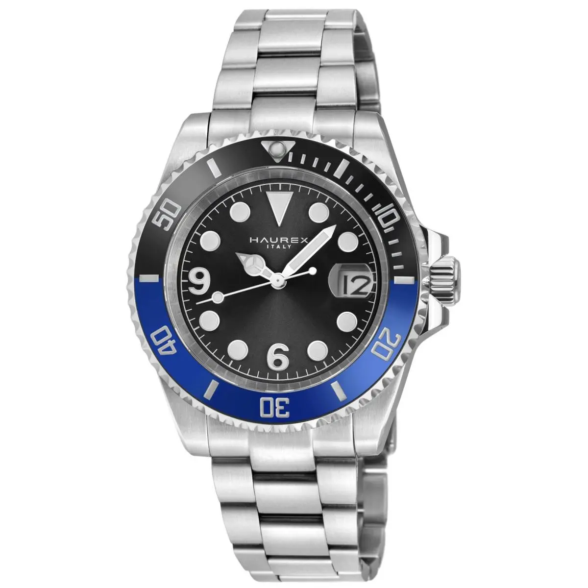 Barracuda 316L Case Black Sunray Dial Ceramic Bezel 316L Stainless Steel Brac by Haurex