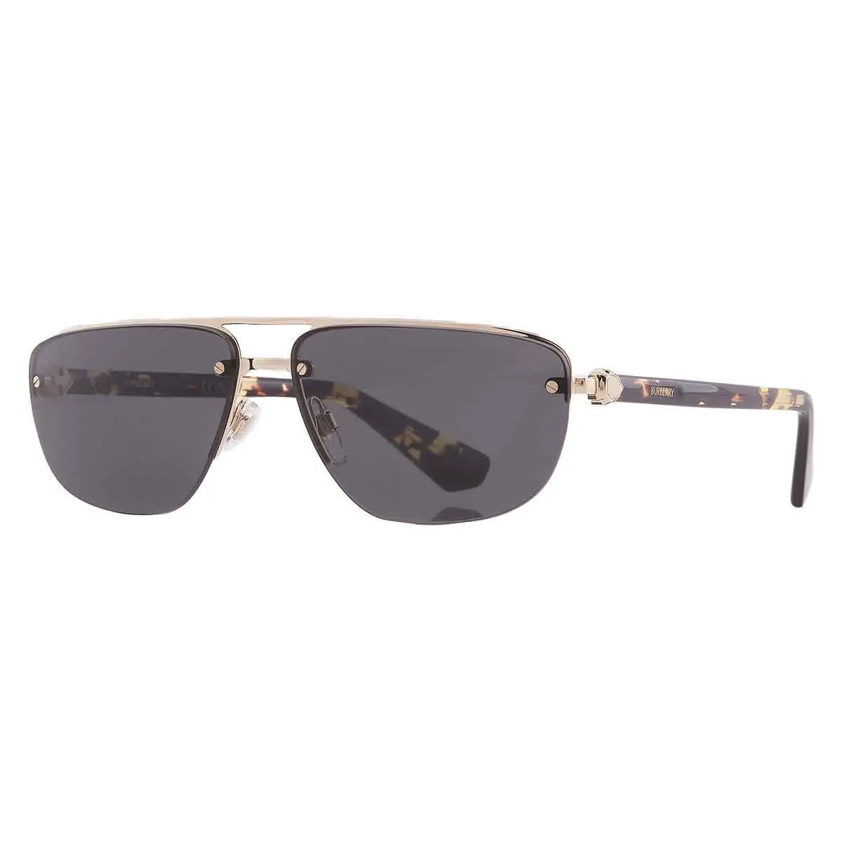 Burberry Dark Grey Navigator Men`s Sunglasses BE3164 110987 62 BE3164 110987 62