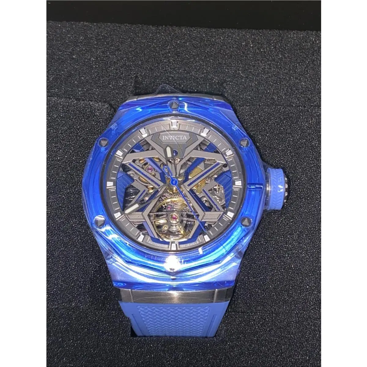 Celestial Orbitha Automatic Skeleton Dial K9 Crystal Case - 45mm 69543 by Invicta