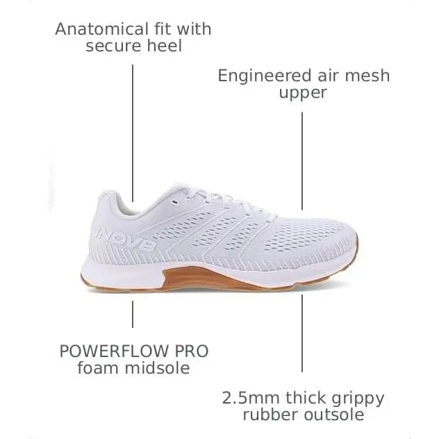 inov-8 shoes - 001152 bl s 001 - 001152-BL-S-001 - white gum 1