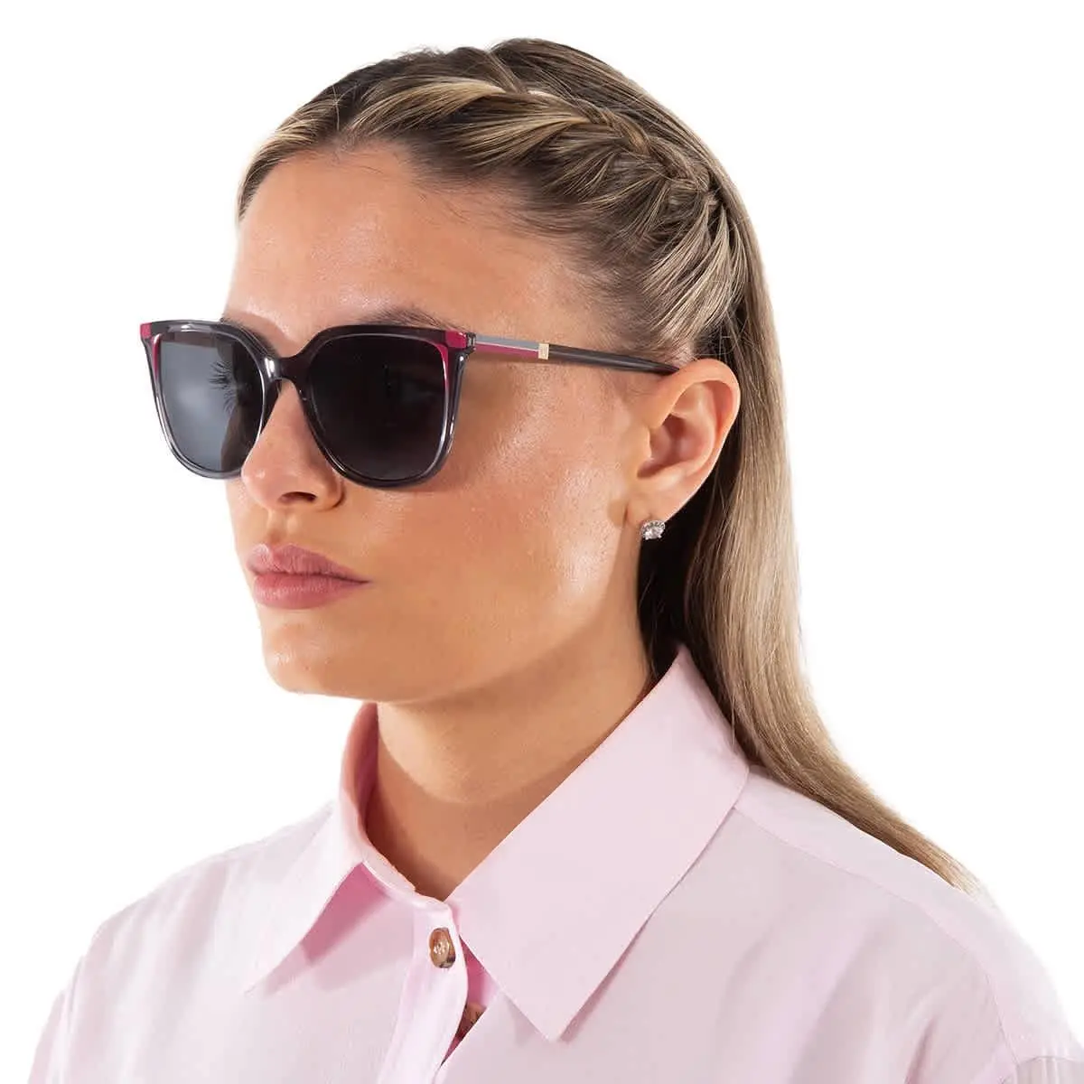 Grey Butterfly Ladies Sunglasses Her 0140/S 07HH/IR 54 by Carolina Herrera