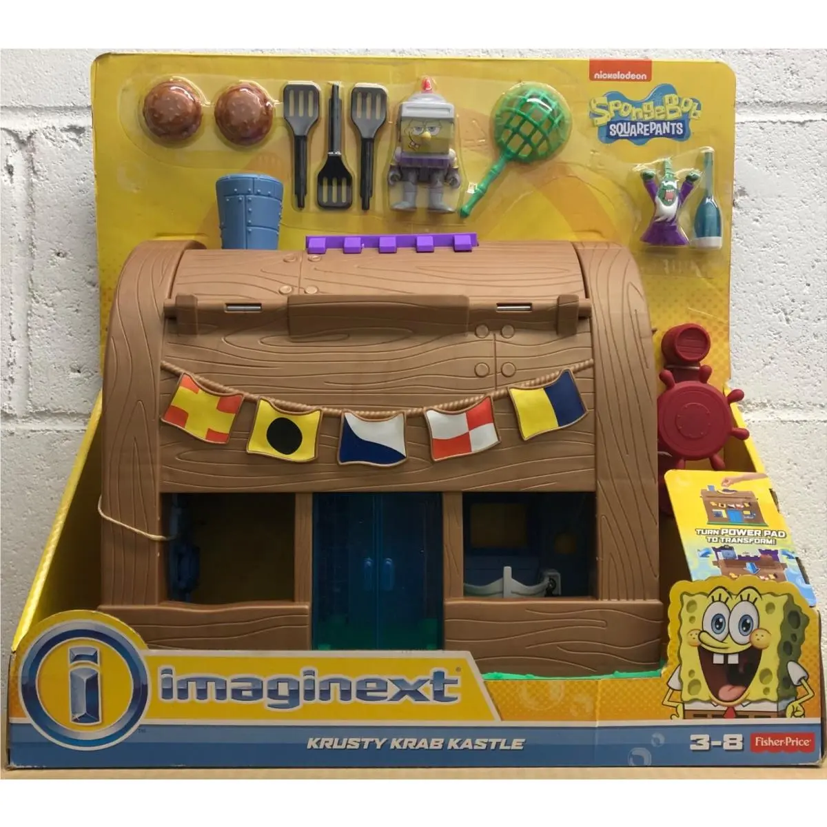 Spongebob Squarepants Imaginext Transforming Krusty Krab Kastle Playset Plankton