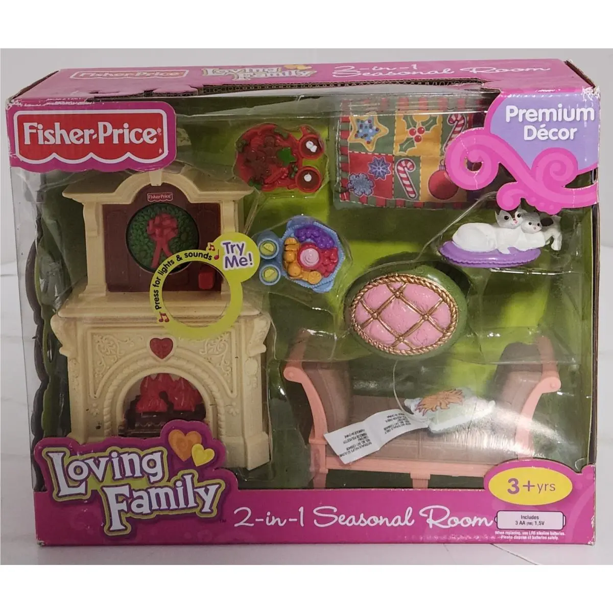 Fisher-price Loving Family 2-in-1 Seasonal Room Set Nos