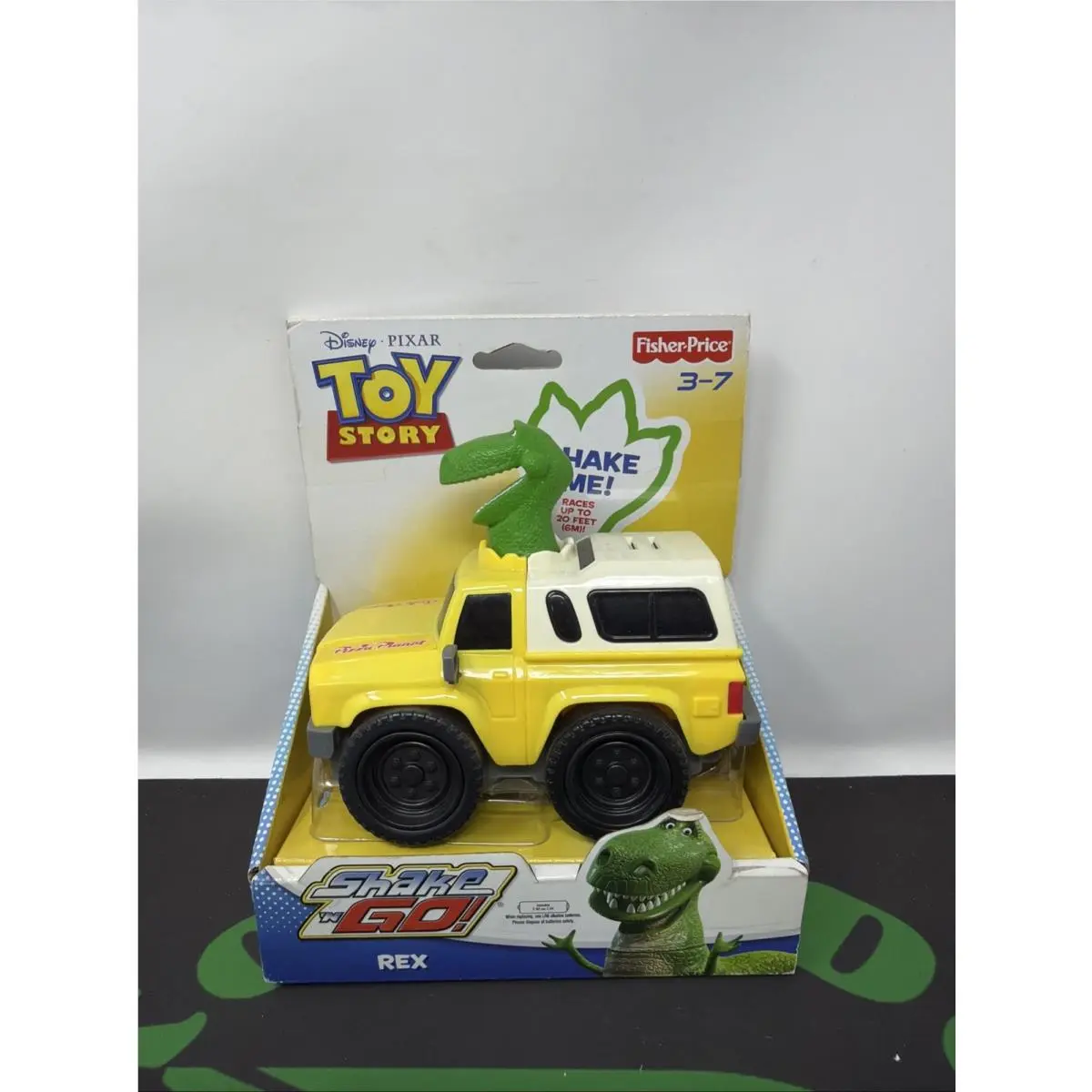 Fisher Price Disney Toy Story Shake N Go Rex Pizza Planet Truck 2012