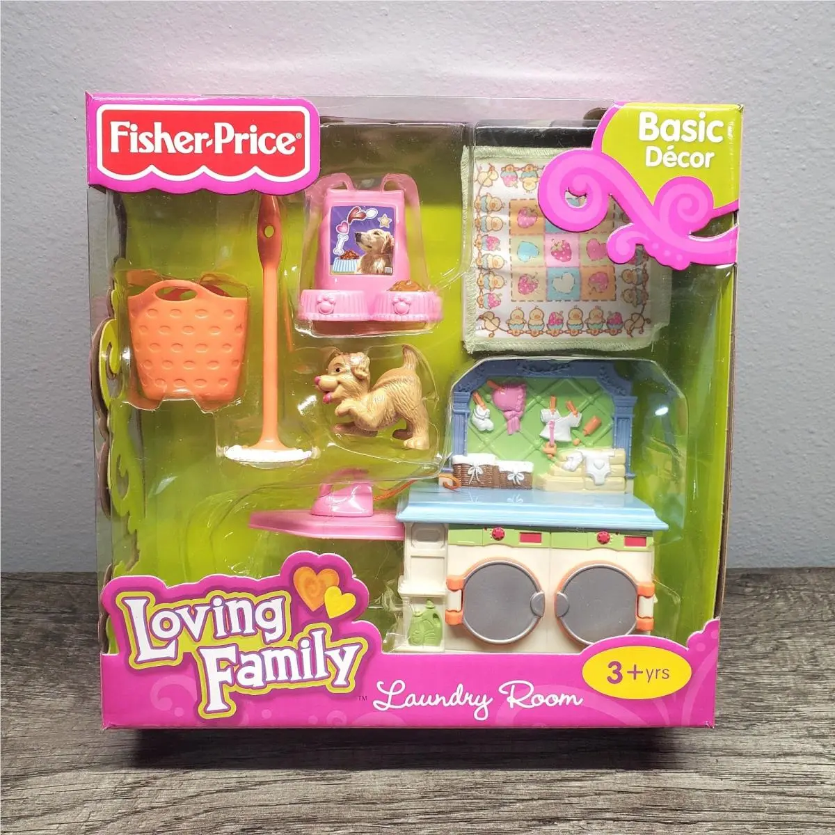 Fisher Price Loving Family Laundry Room Basic Dollhouse Decor 2010 Rare
