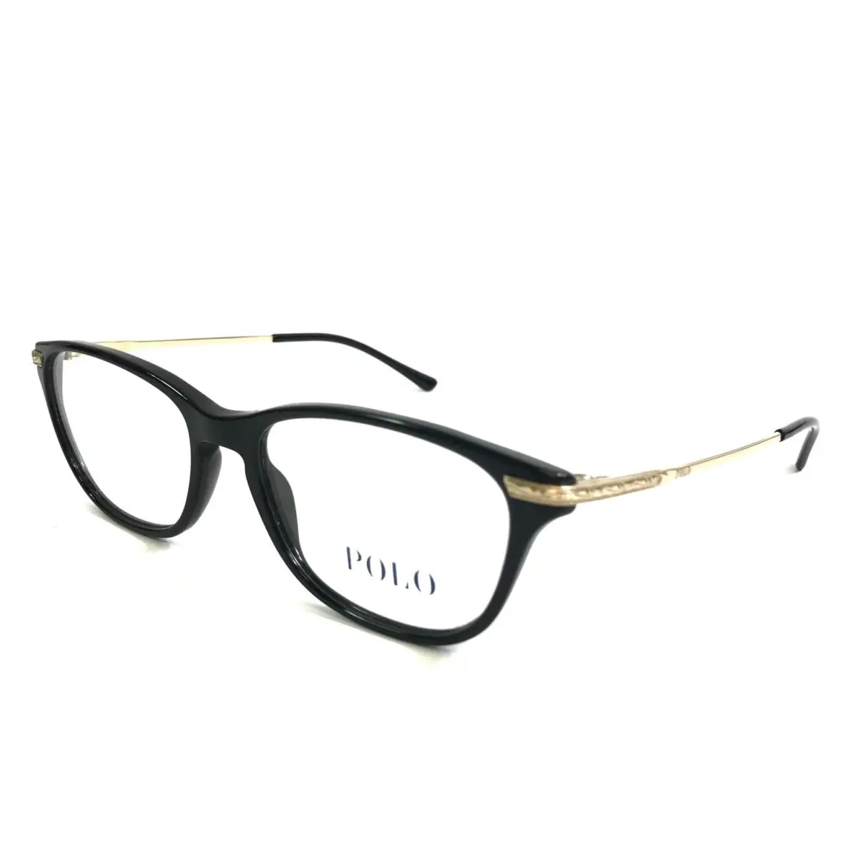 Polo Ralph Lauren Eyeglasses Frames PH2135 5001 Black Gold Cat Eye 53-17-140