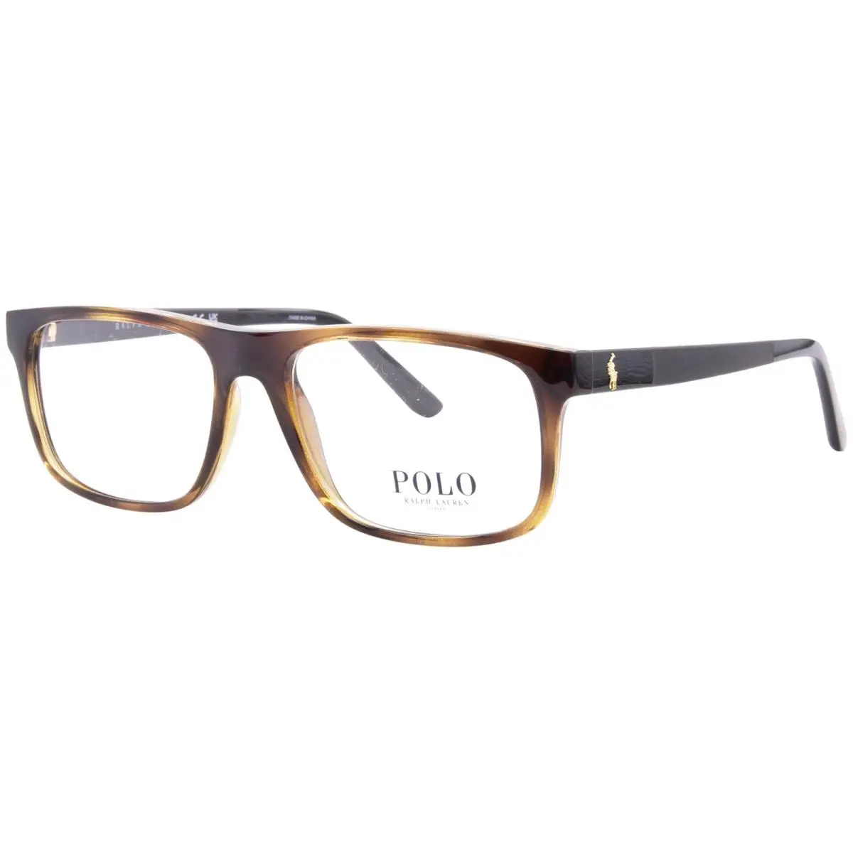 Polo Ralph Lauren PH2218 5003 Eyeglasses Men`s Shiny Dark Havana Full Rim 56mm