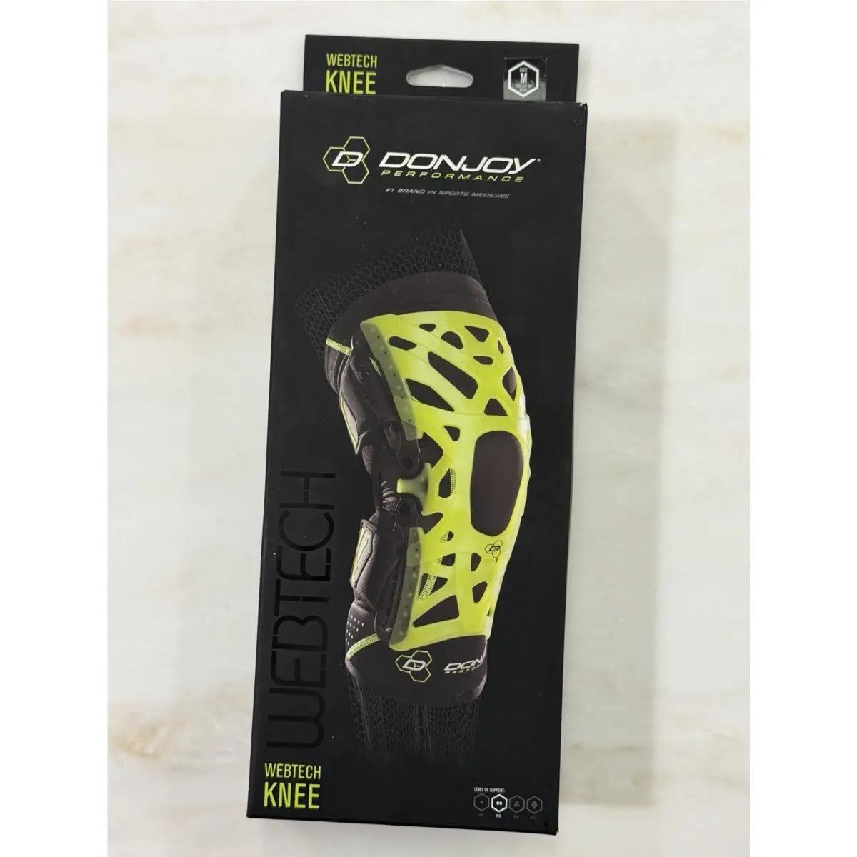 DonJoy  - Donjoy Performance Webtech - Performance Webtech - Black and slime green 2