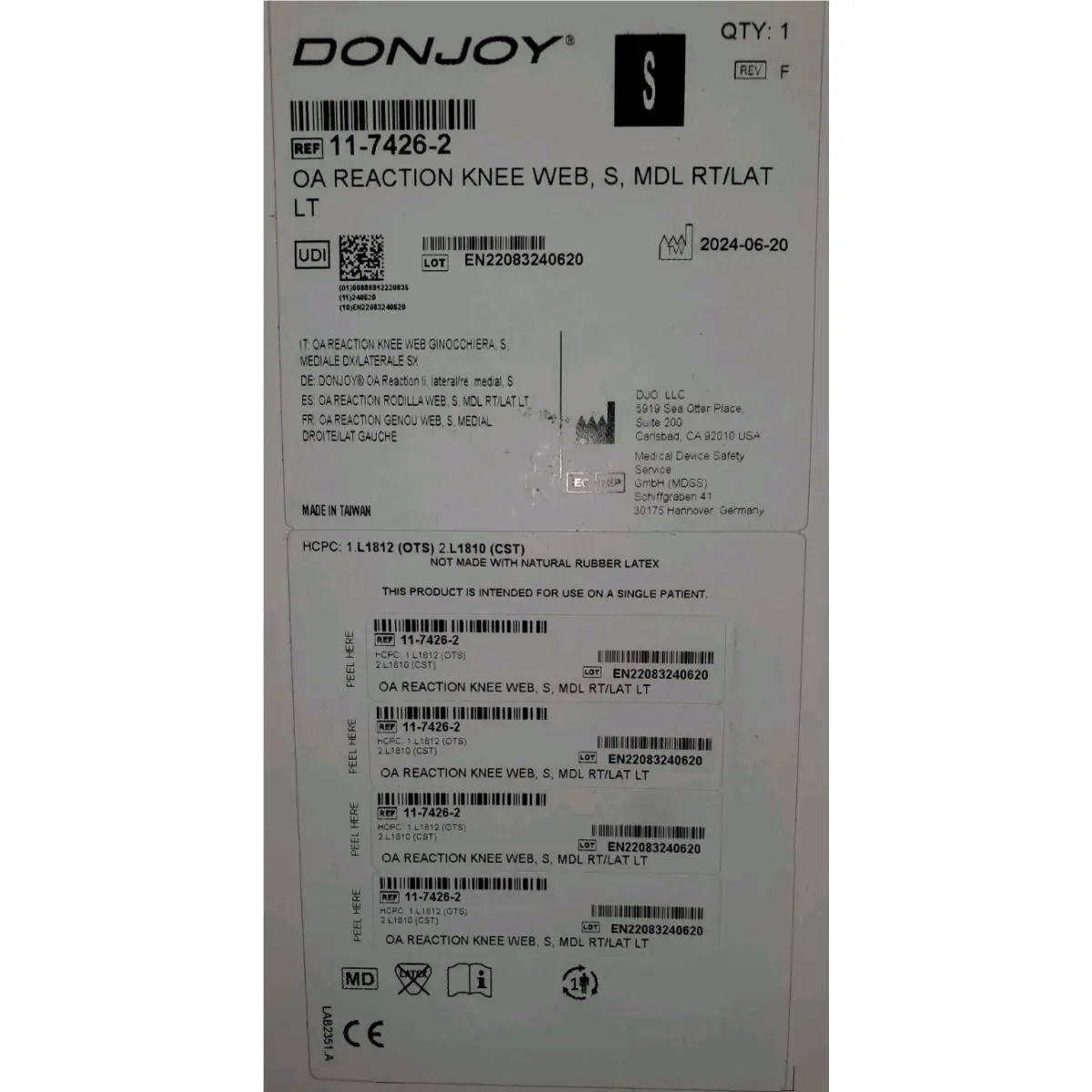 DonJoy  - OA Reaction WEB - Reaction WEB - Multicolor 2