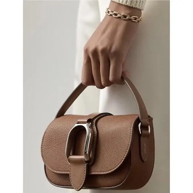 Ralph Lauren Collection Welington Calfskin Mini Chain Bag Sz OS