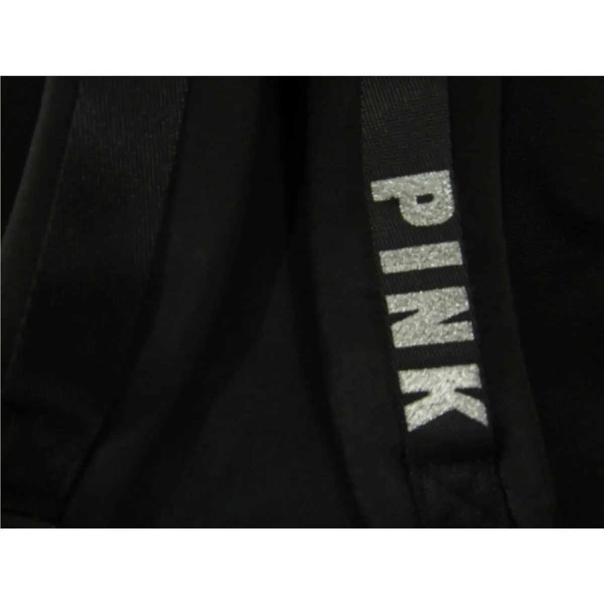 Victoria's Secret  bag  campus - Black orchid dark burgundy silver Rhinestone large, Exterior: see description 10