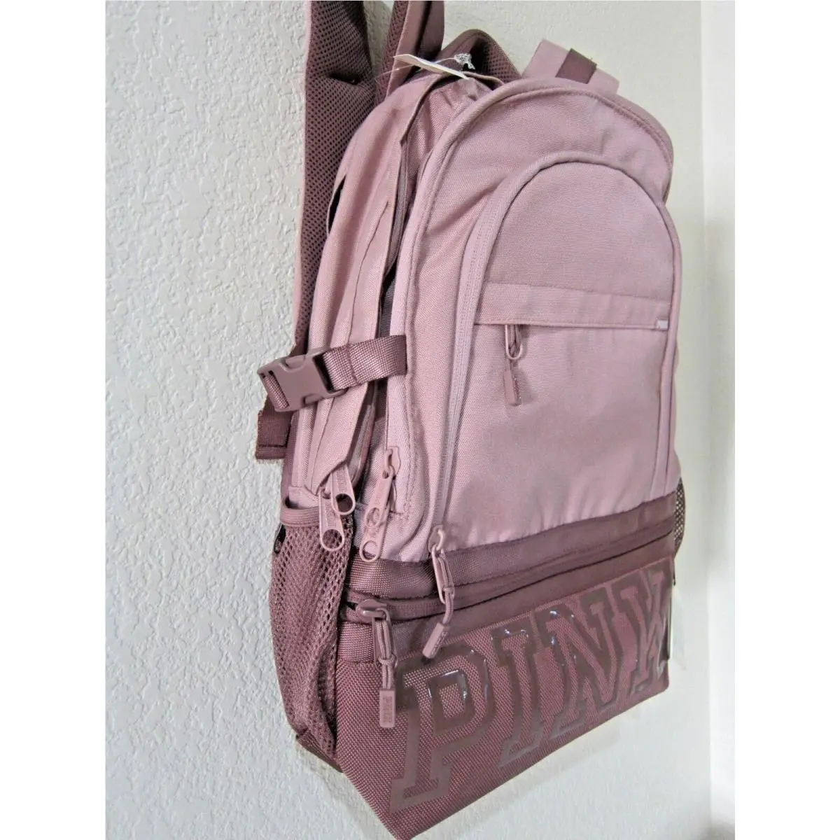 Victoria's Secret  bag   - COCOA LARGE TRAVEL GYM BEACH MESH LAPTOP FULL SIZE, Exterior: cocoa Powder 10