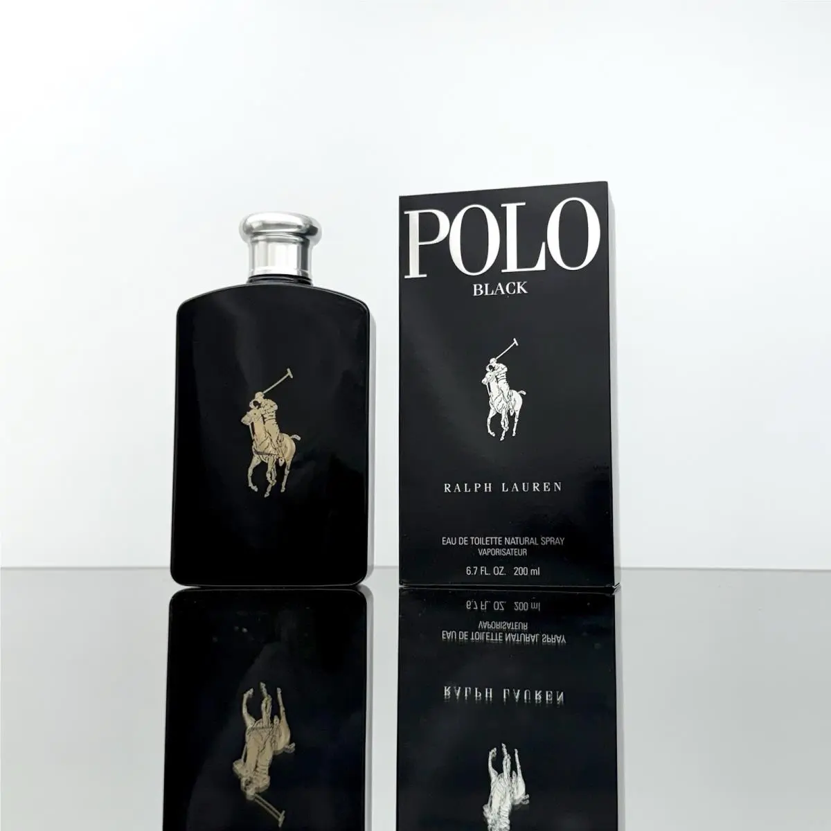 Polo Black Men Cologne 6.7oz-200ml Edt Spray Jumbo Size BM38 by Ralph Lauren
