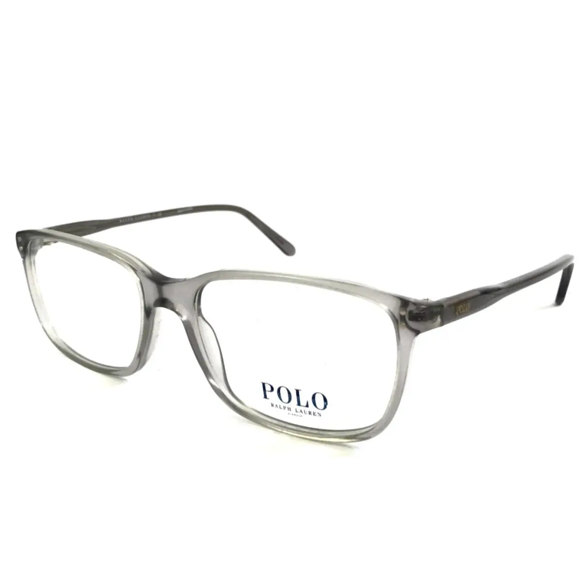 Polo Ralph Lauren Eyeglasses Frame PH2139 5413 Crystal Grey Rectangle 56-18-145