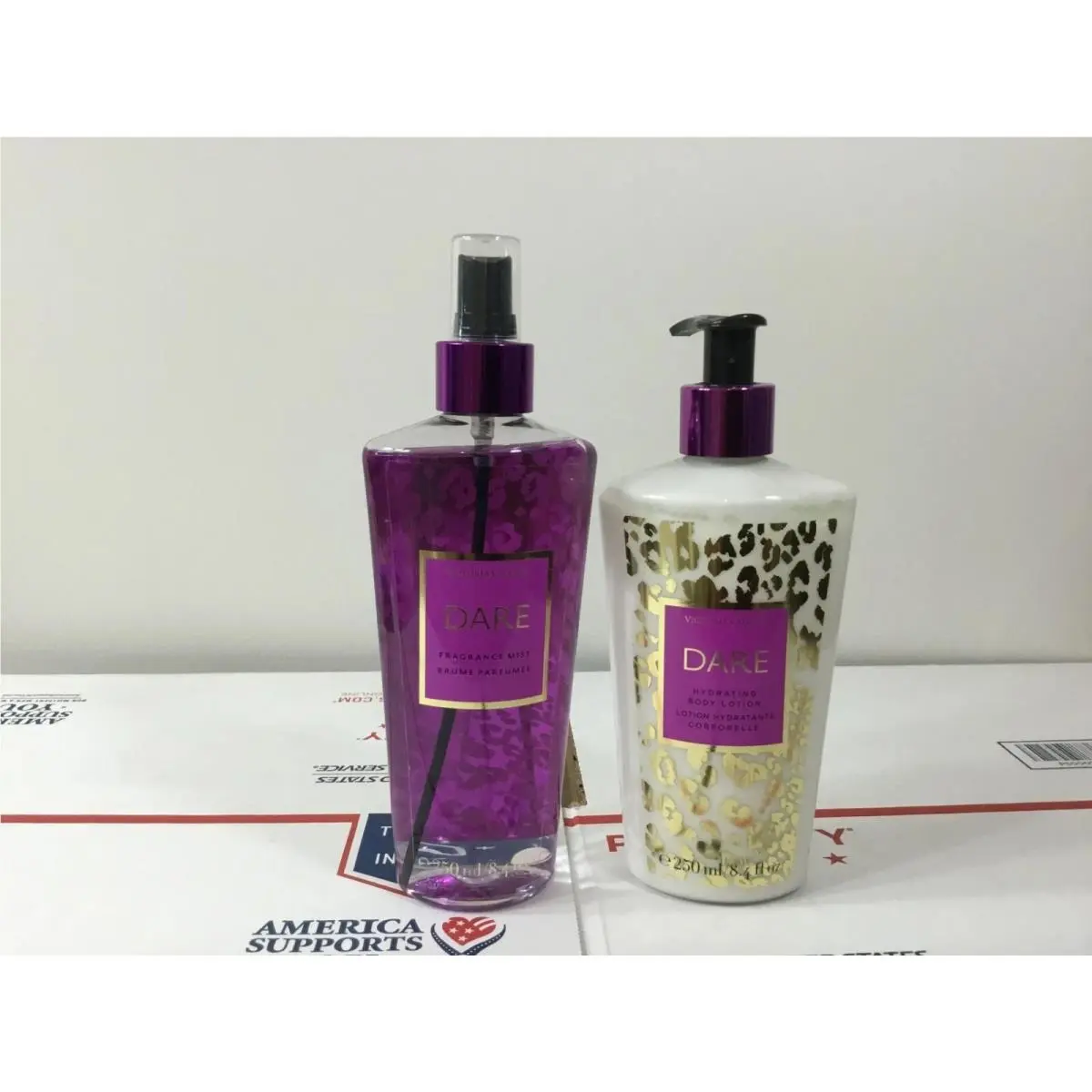 2PC Victoria`s Secret Dare Body Mist Body Lotion Set Vintage