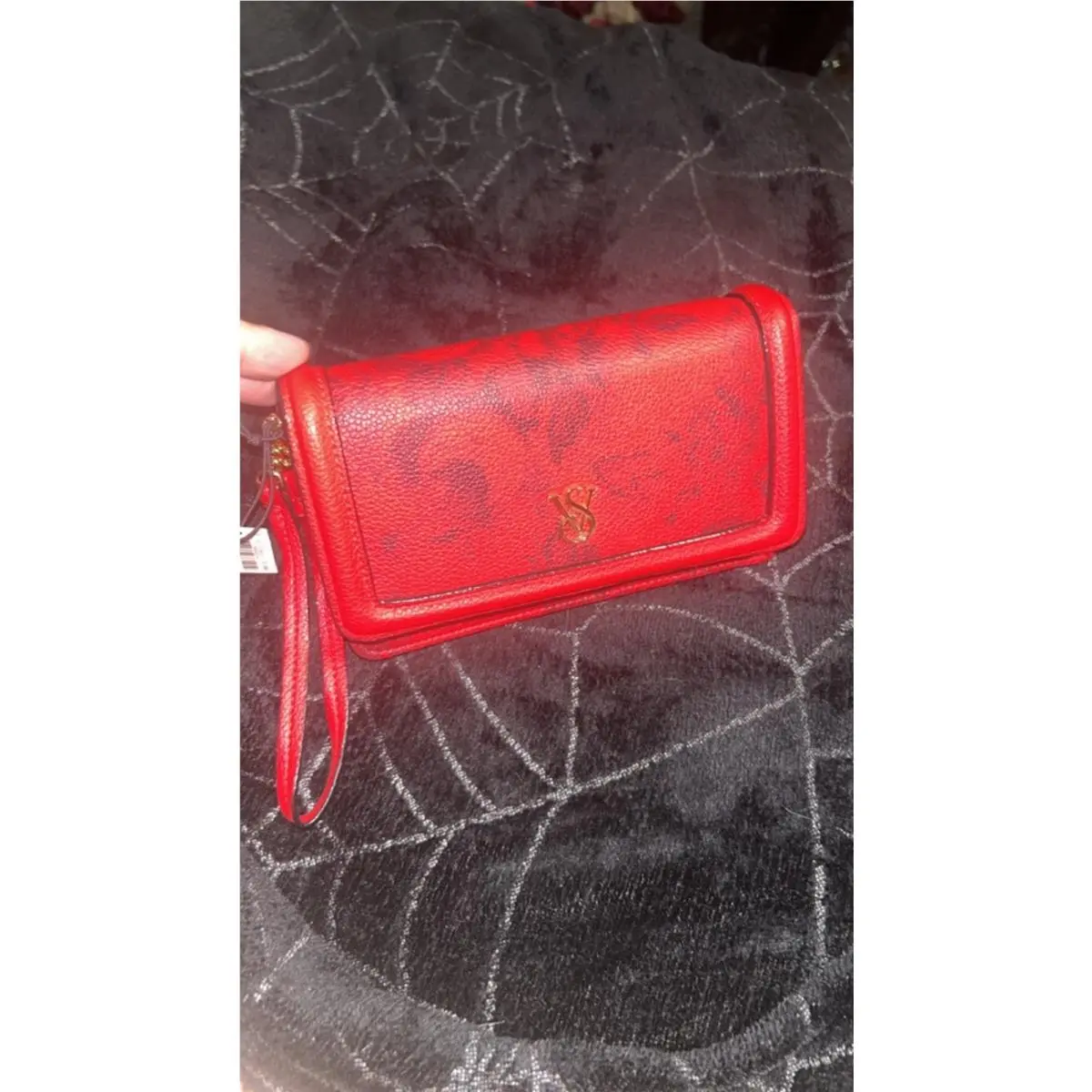 Women`s Victoria`s Secret Wallet One Size Red Black by Victoria's Secret