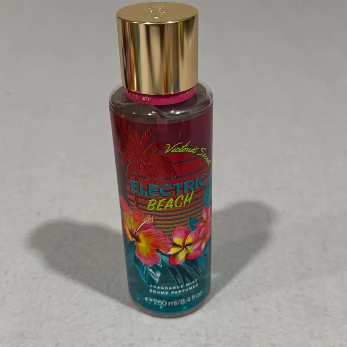 Victoria`s Secret Electric Beach Fragrance Mist Women 8.4oz Pink Bikini Spray