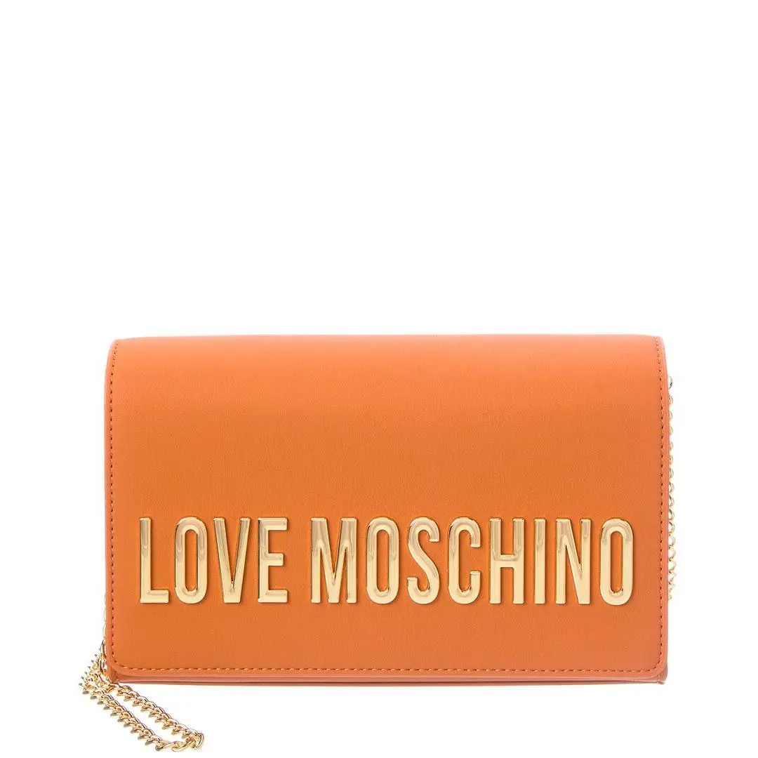 Love  Shoulder Bag Women`s Orange by Moschino