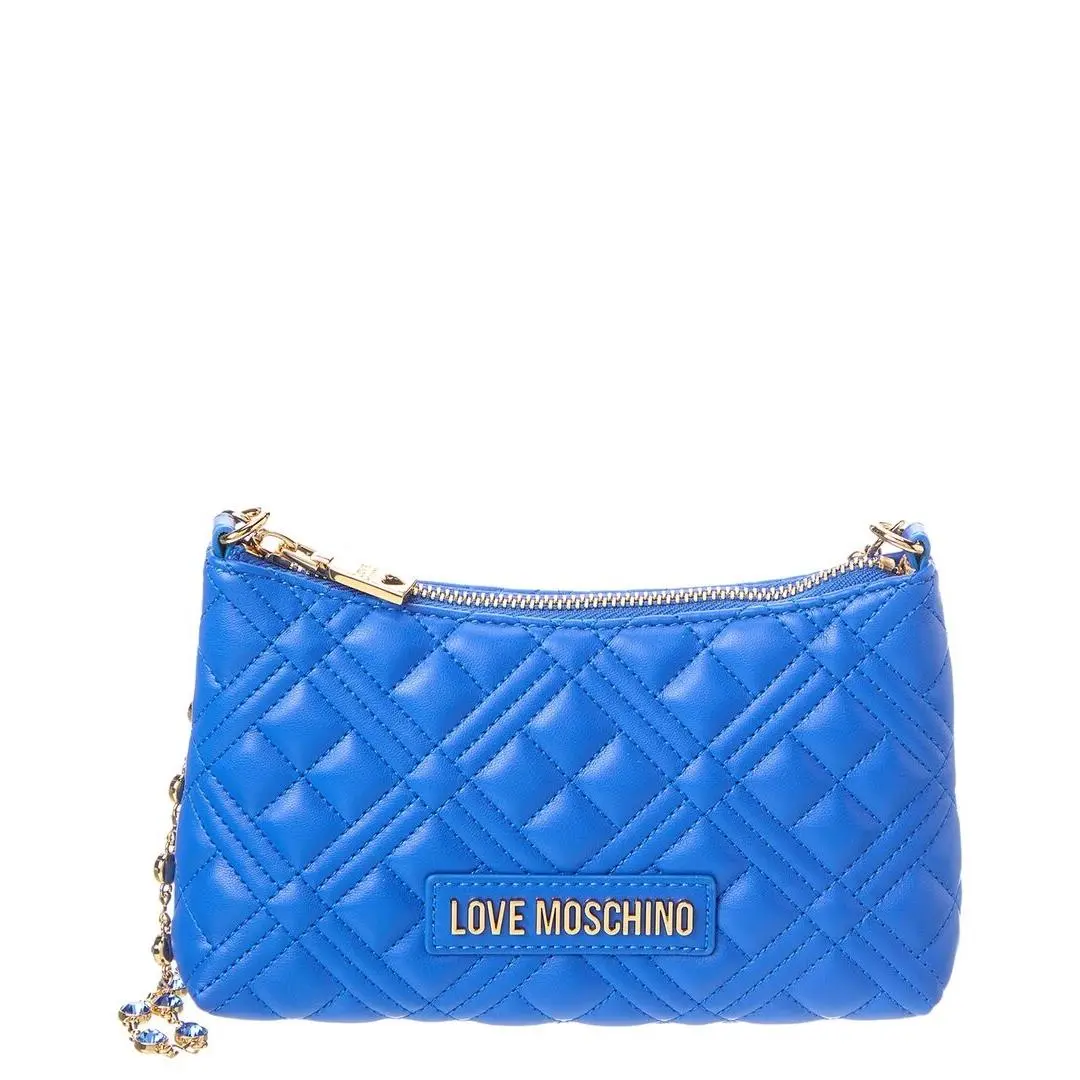 Love  Shoulder Bag Women`s Blue by Moschino