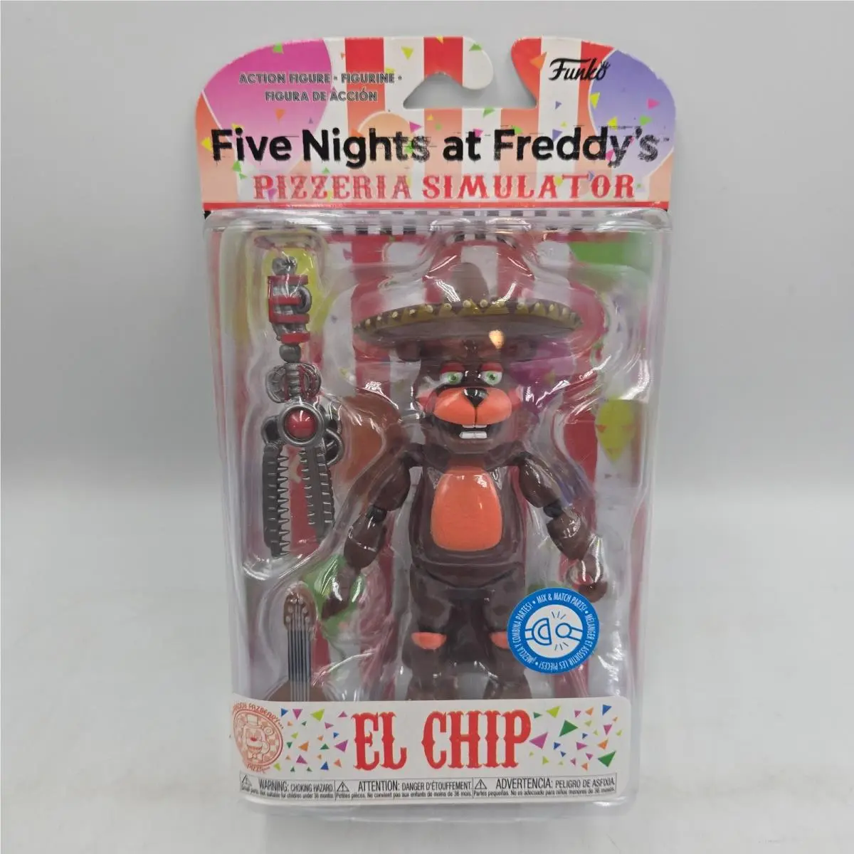 Funko El Chip Figure Five Nights at Freddy`s Fnaf Pizzeria Simulator